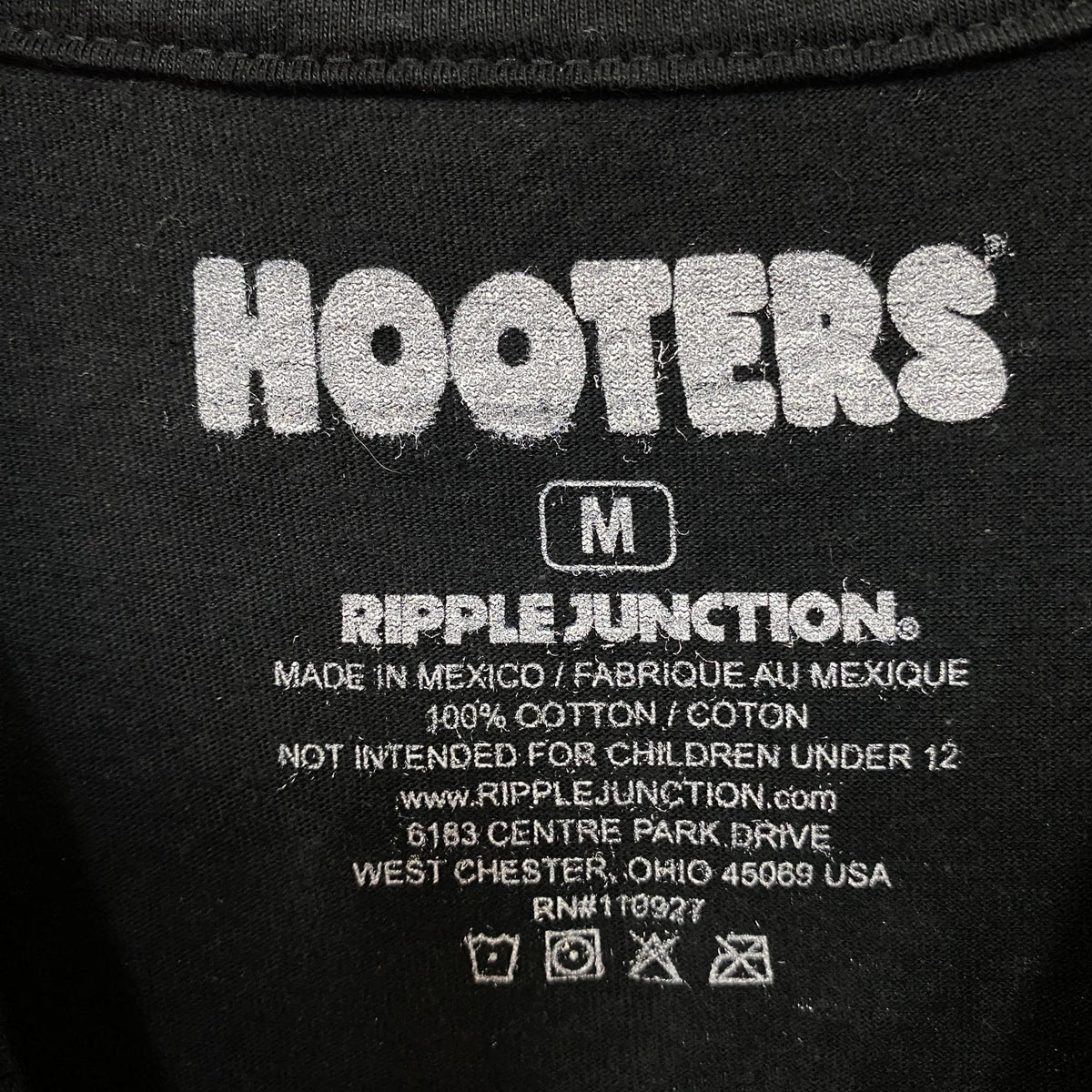 Ripple Junction Hooters Praise Happy Hour Graphic T-Shirt Medium