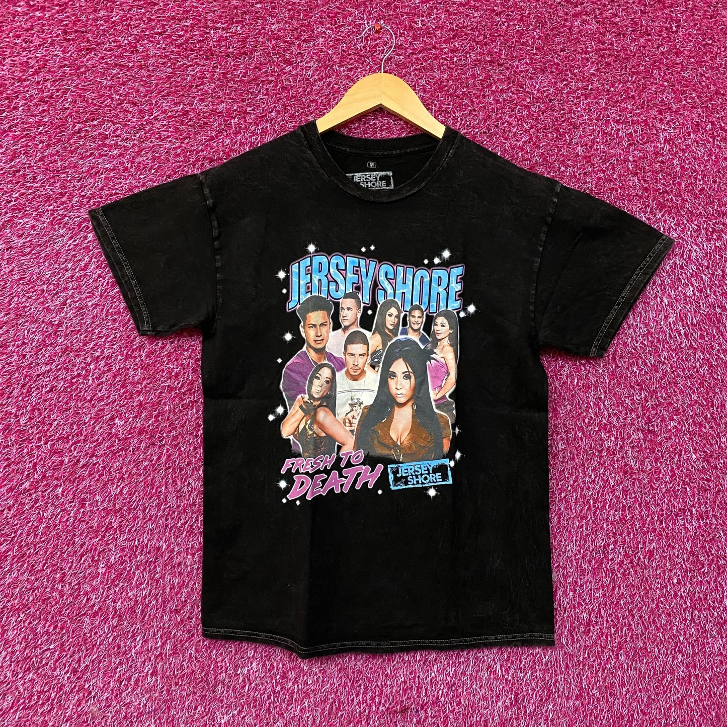 Jersey Shore Fresh To Death Graphic T-Shirt Medium