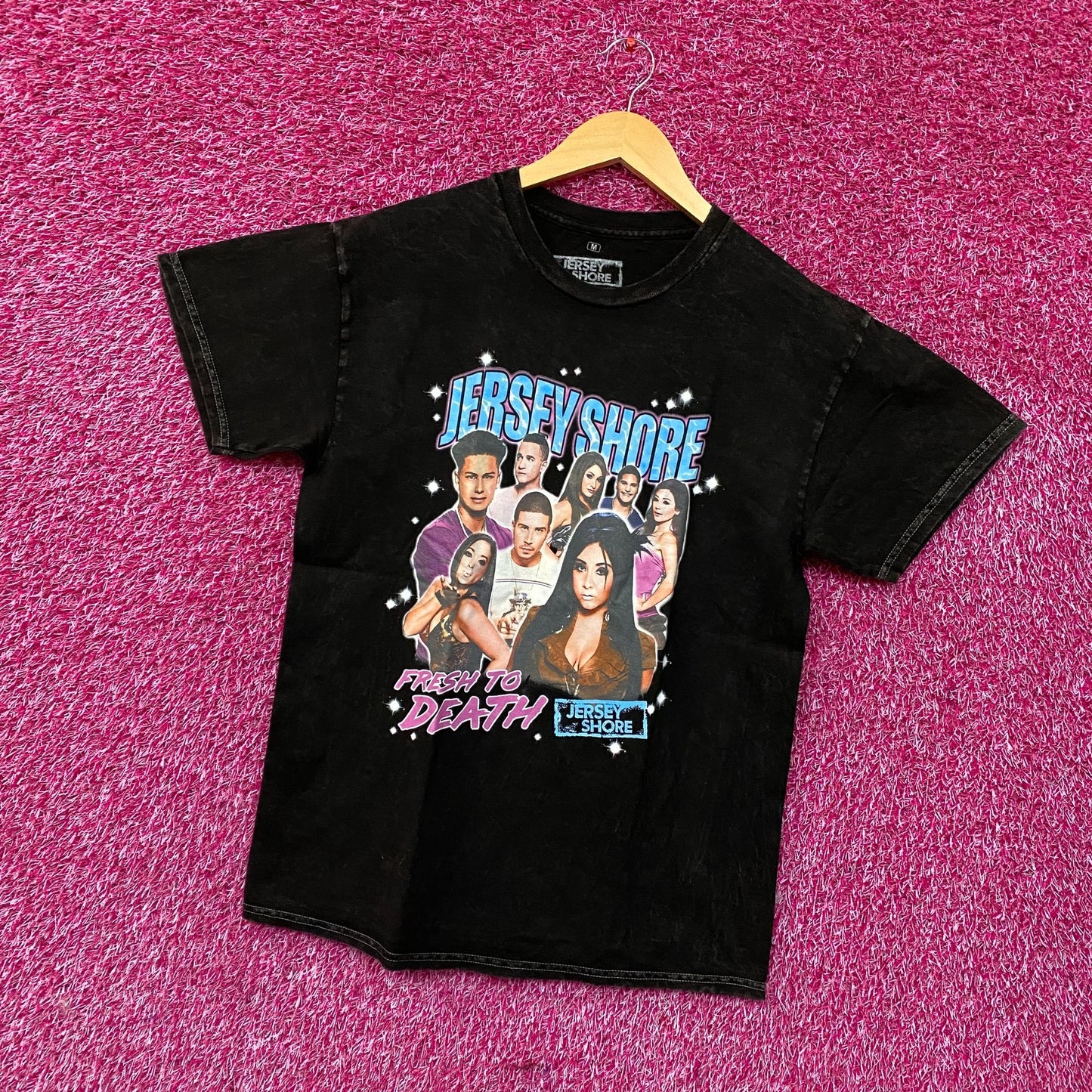 Jersey Shore Fresh To Death Graphic T-Shirt Medium