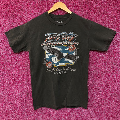 Junk Food Clothing Tom Petty Eagle and The Heartbreakers Rock Band T-Shirt Small