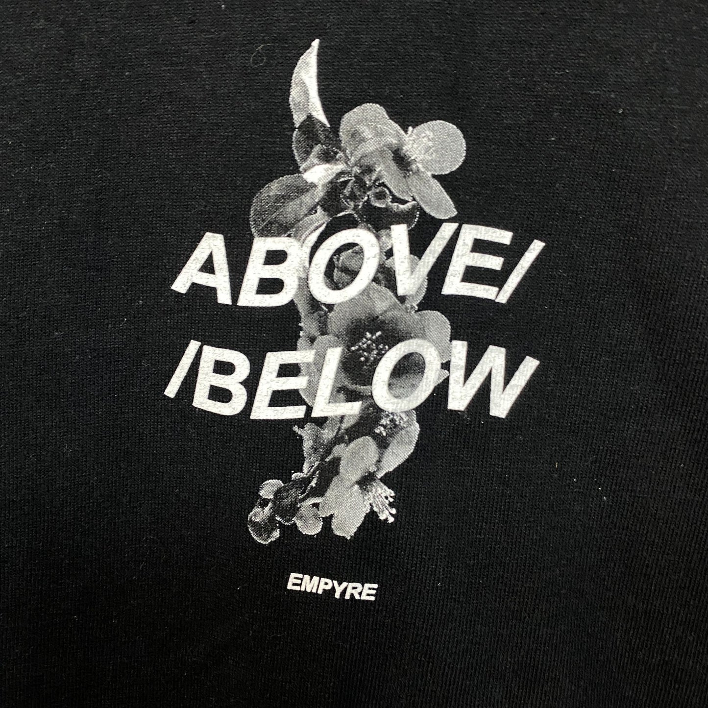 Empyre Above Below Wild Orchid Flowers T-Shirt Small