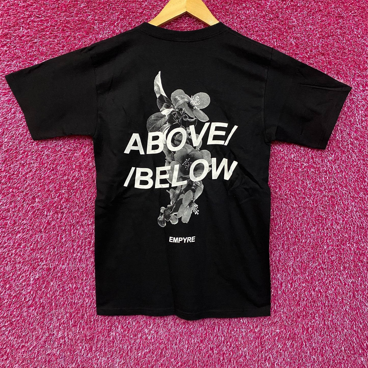 Empyre Above Below Wild Orchid Flowers T-Shirt Small