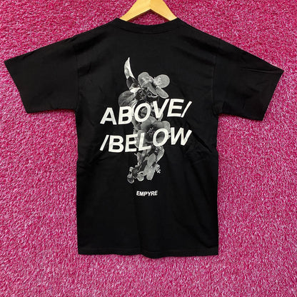 Empyre Above Below Wild Orchid Flowers T-Shirt Small