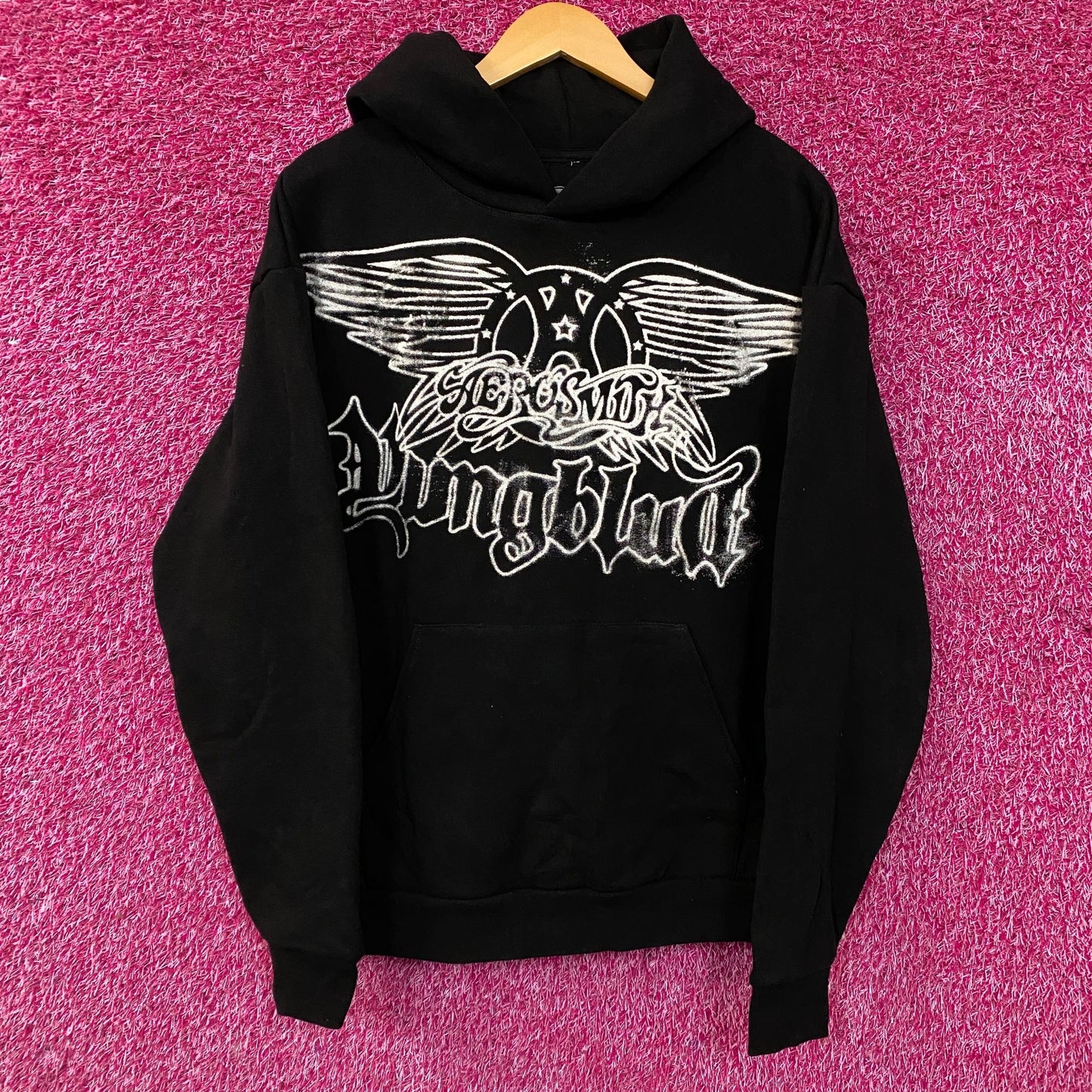 Aerosmith & YUNGBLUD "One More Time" My Only Angel Hoodie Medium