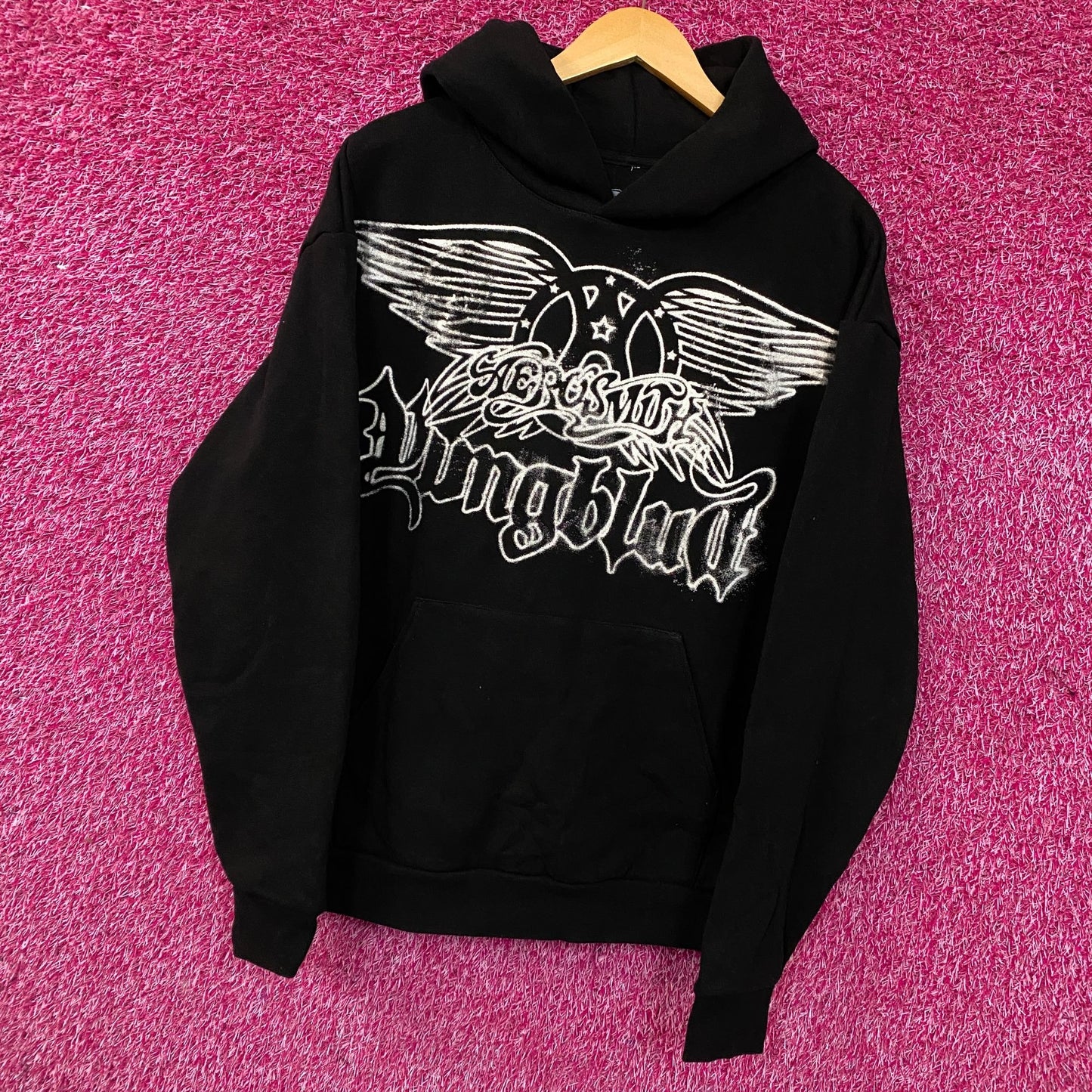 Aerosmith & YUNGBLUD "One More Time" My Only Angel Hoodie Medium