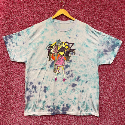 The Gorillaz Phase 1 Celebrity Take Down Rock Tie Dye 2X