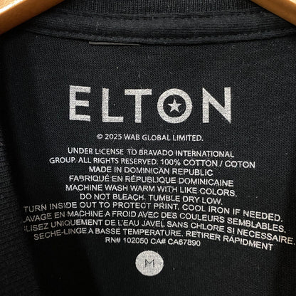 Elton John EJ Piano Handstand Photo Graphic T-Shirt Medium