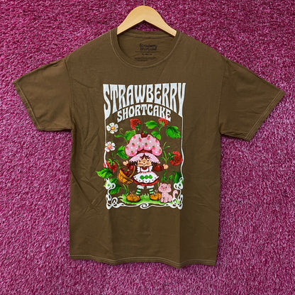 Strawberry’s Shortcake Women's Cute Mineral Wash Tshirt size XL