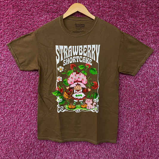 Strawberry’s Shortcake Women's Cute Mineral Wash Tshirt size XL