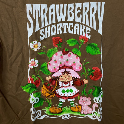 Strawberry’s Shortcake Women's Cute Mineral Wash Tshirt size XL