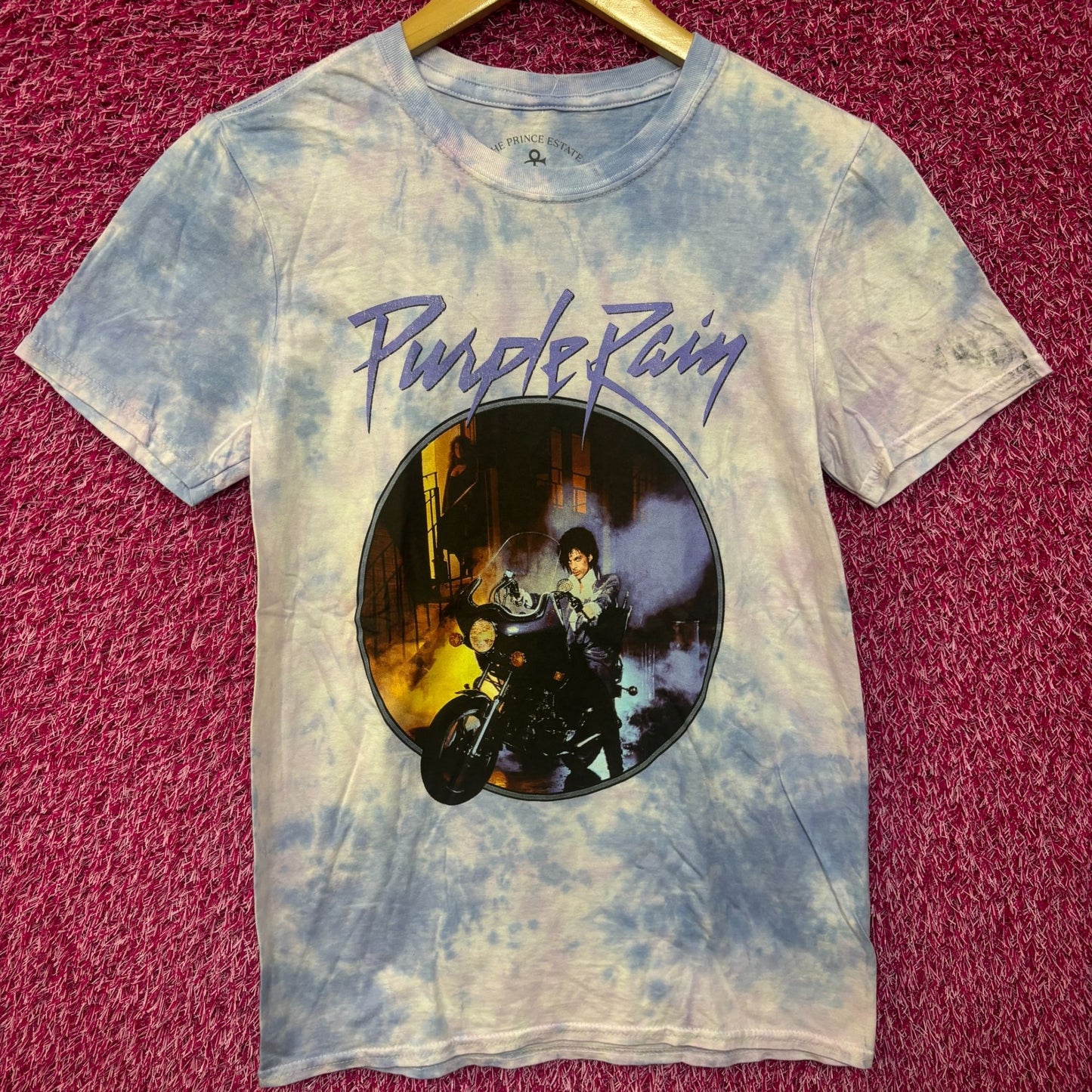 Prince and the Revolution Purple Rain Soul Rock Tie Dye M