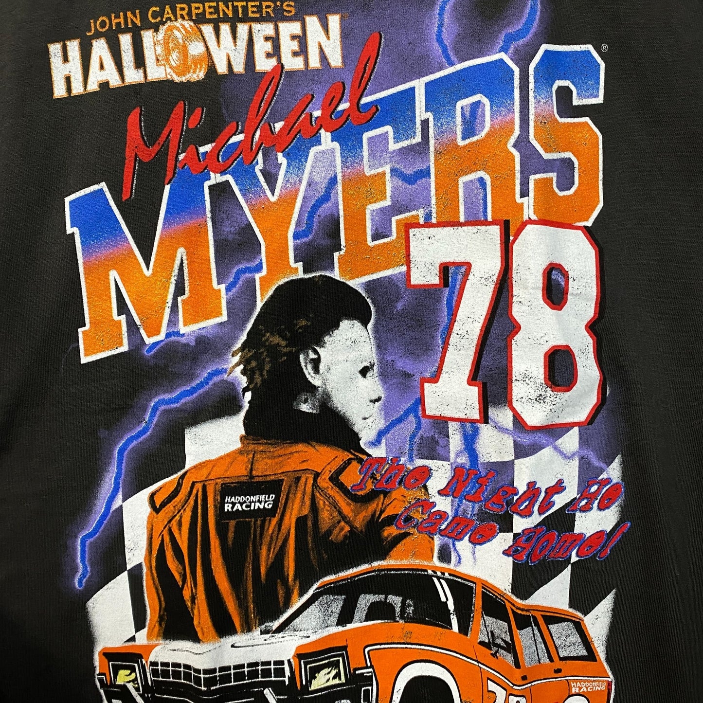John Carpenter's Halloween Michael Myers Racing 78 T-Shirt Medium