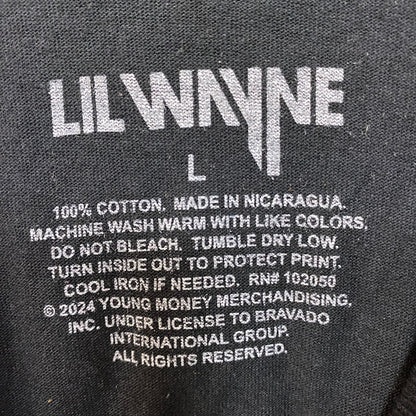 Lil Wayne Tha Carter III Double Sided Tracklist T-shirt size Large