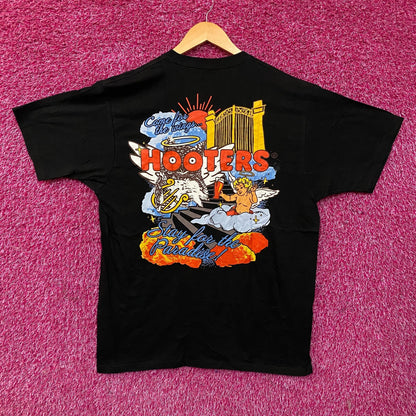Hooters "Where Angels Get Their Wings!" Graphic T-Shirt 2XL