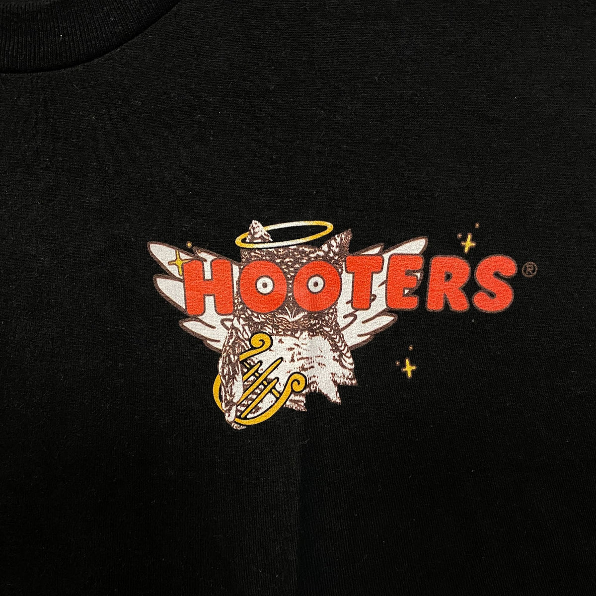 Hooters "Where Angels Get Their Wings!" Graphic T-Shirt 2XL