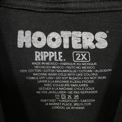 Hooters "Where Angels Get Their Wings!" Graphic T-Shirt 2XL