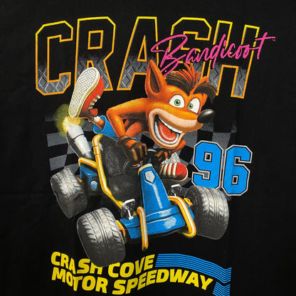 Crash Bandicoot Crash Cove Motor Speedway Graphic T-Shirt XL