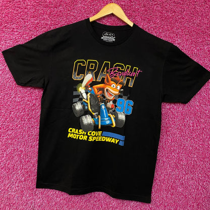 Crash Bandicoot Crash Cove Motor Speedway Graphic T-Shirt XL