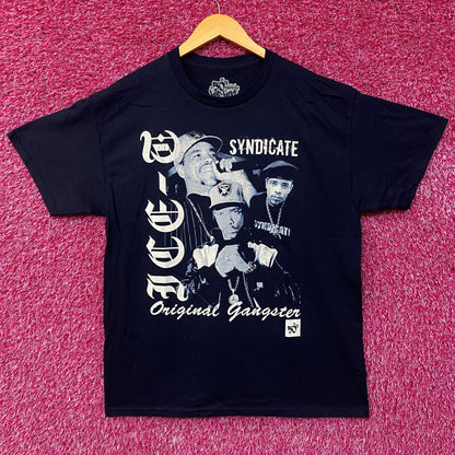 Ice-T Rhyme Syndicate 50th Anniversary of Hip Hop Graphic T-Shirt Large