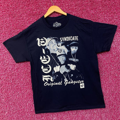 Ice-T Rhyme Syndicate 50th Anniversary of Hip Hop Graphic T-Shirt Large