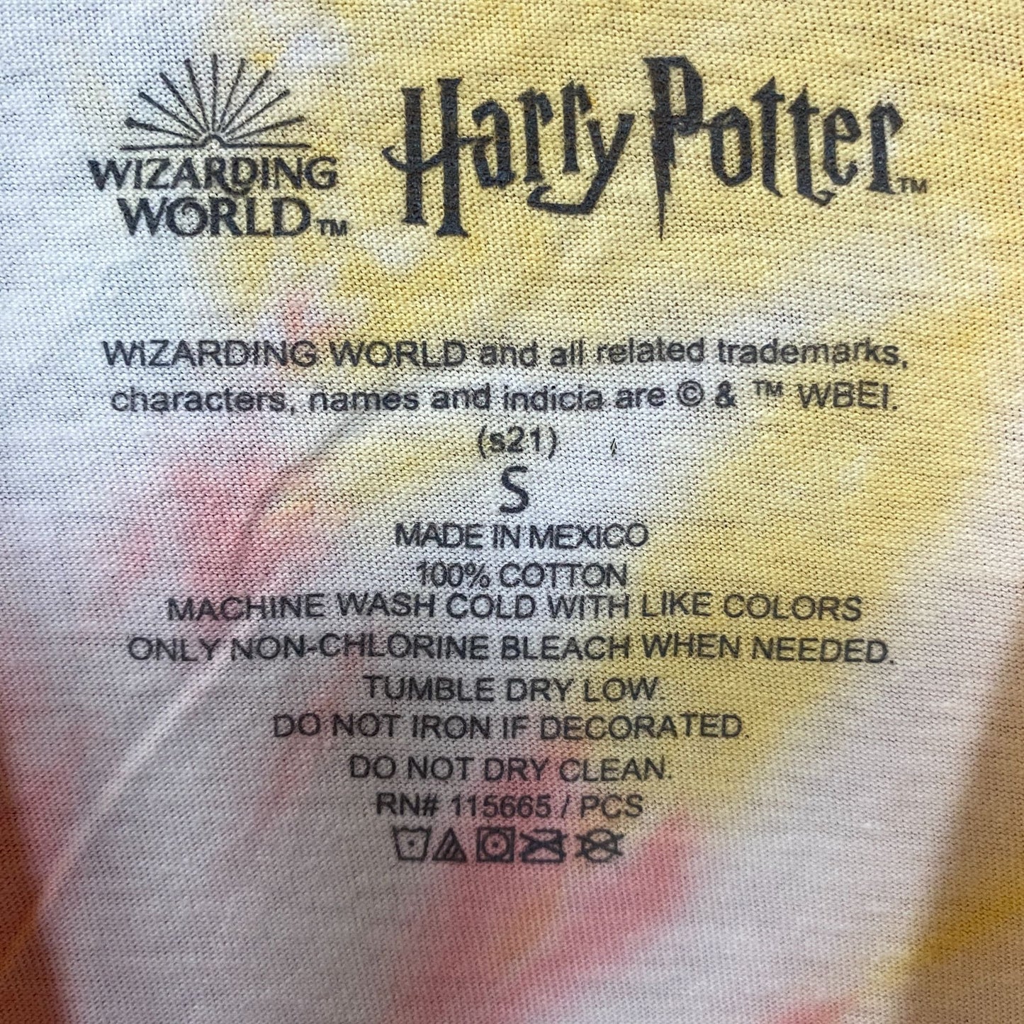 Harry Potter Chibi Hermoine, Ron, Harry tiedye T-shirt size Small