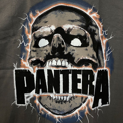 Pantera Lightning Skulls Metal Band Graphic T-Shirt XL