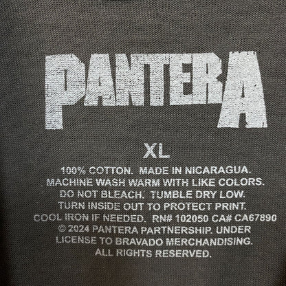 Pantera Lightning Skulls Metal Band Graphic T-Shirt XL