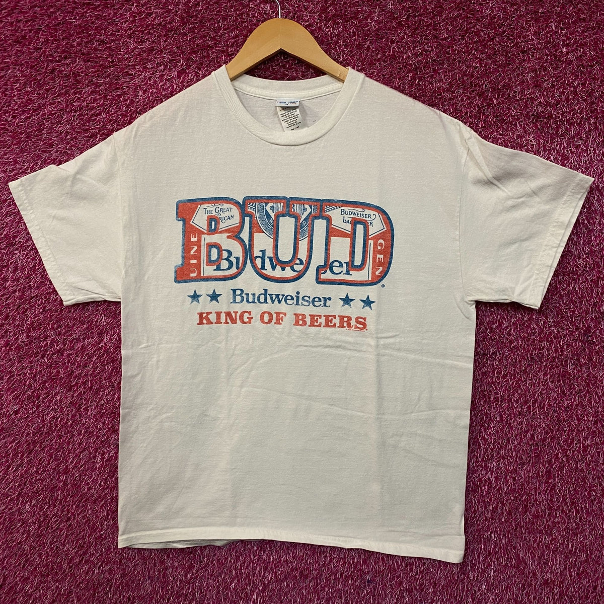 Junk Food Budweiser King of Beers Flea Market Tee Medium