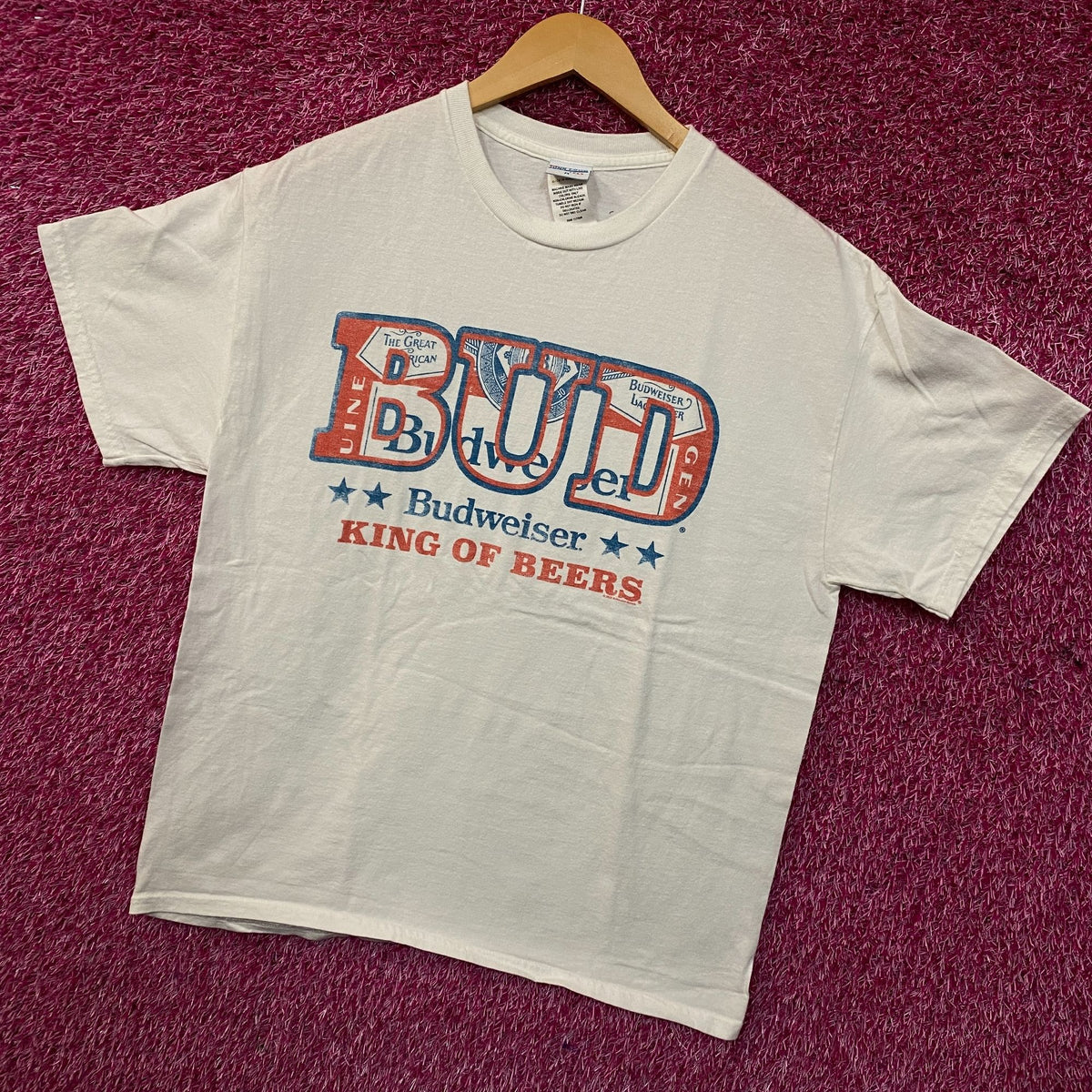 Junk Food Budweiser King of Beers Flea Market Tee Medium
