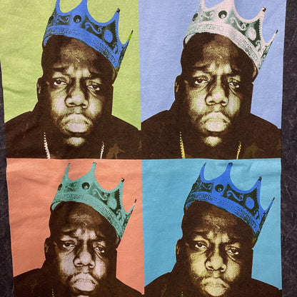 The Notorious B.I.G. King of New York Pop Art Graphic T-Shirt Small