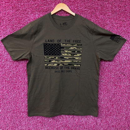 Bass Pro Shops Land of the Free Graphic T-Shirt Large