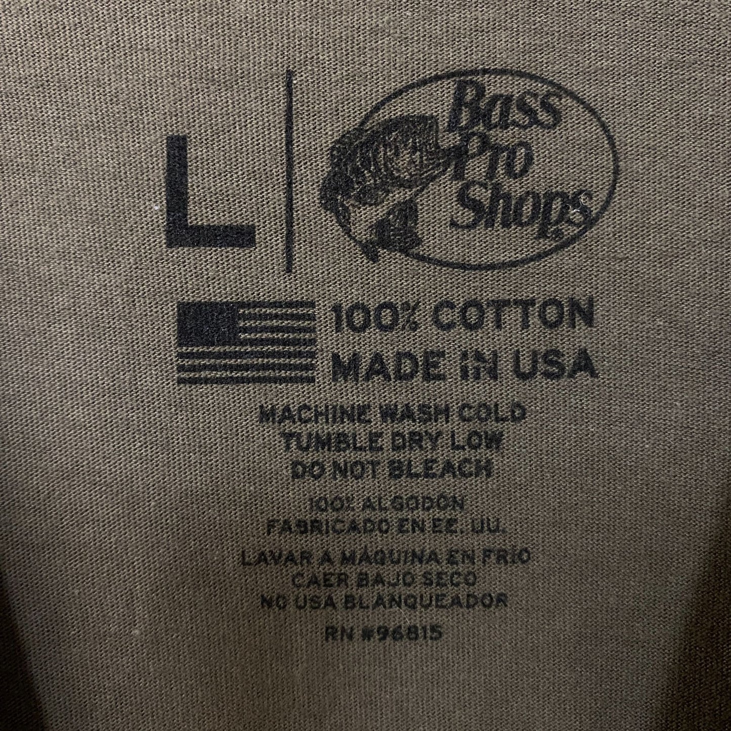 Bass Pro Shops Land of the Free Graphic T-Shirt Large