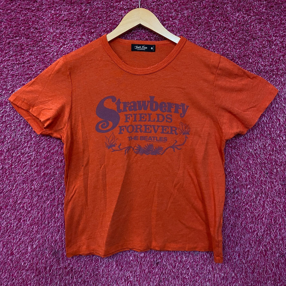The Beatles Strawberry Fields Forever Women's Original T-Shirt Large