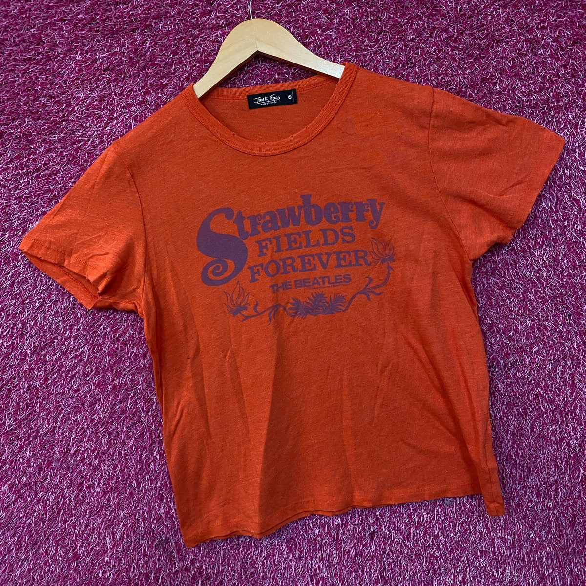The Beatles Strawberry Fields Forever Women's Original T-Shirt Large
