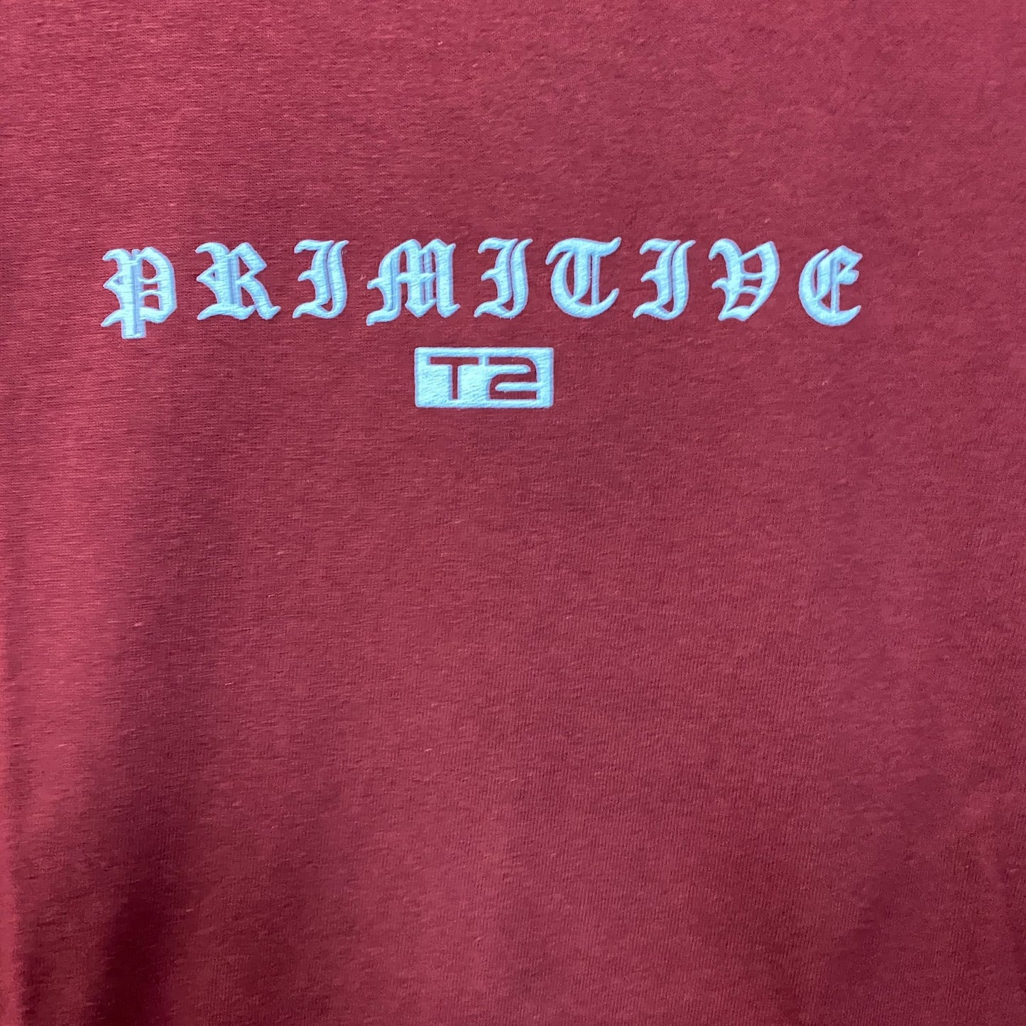 Primitive X Terminator 2 Machine Burgundy T-Shirt Medium