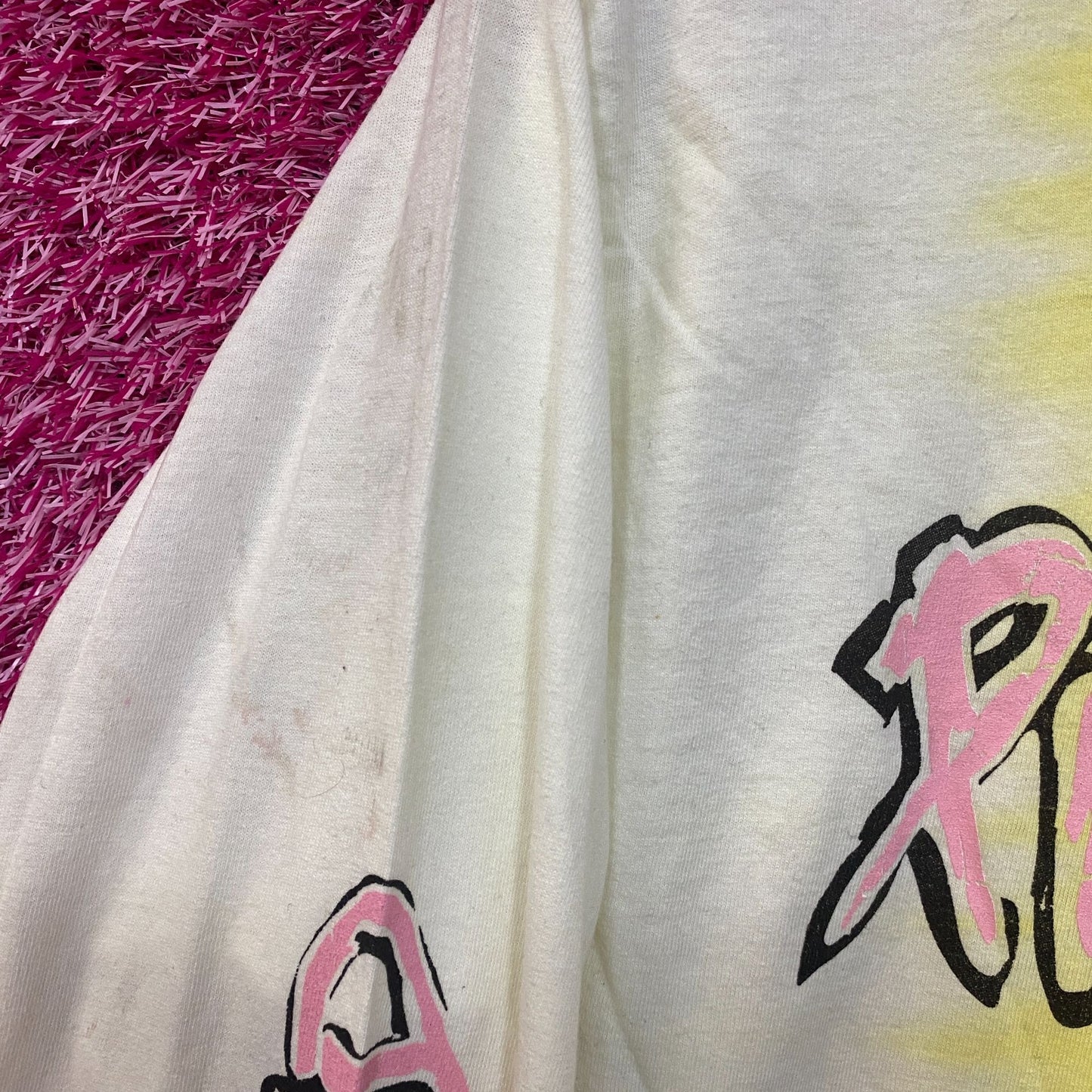 Pink Floyd In Concert Long Sleeve Tie Dye Tshirt size Small
