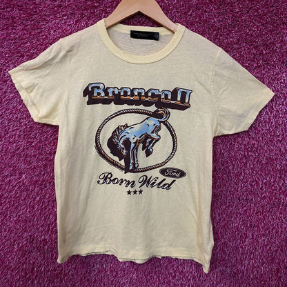 Junk Food Clothing Women's Bronco 2 Born Wild Graphic T-Shirt Medium