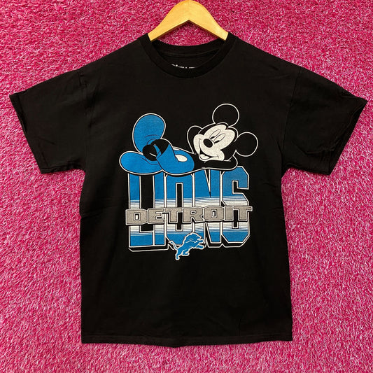 Disney x Junk Food NFL Detroit Lions Mickey Mouse Kick Back Shirt Small