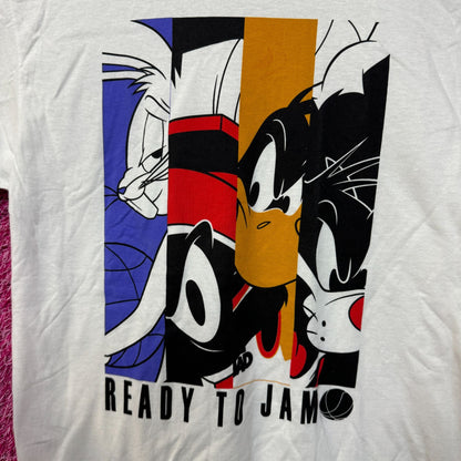 Space Jam A New Legacy Ready to Jam Looney Tunes Movie Tee M