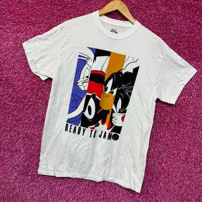 Space Jam A New Legacy Ready to Jam Looney Tunes Movie Tee M