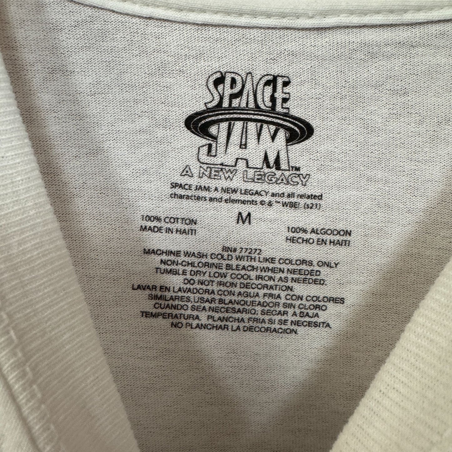 Space Jam A New Legacy Ready to Jam Looney Tunes Movie Tee M