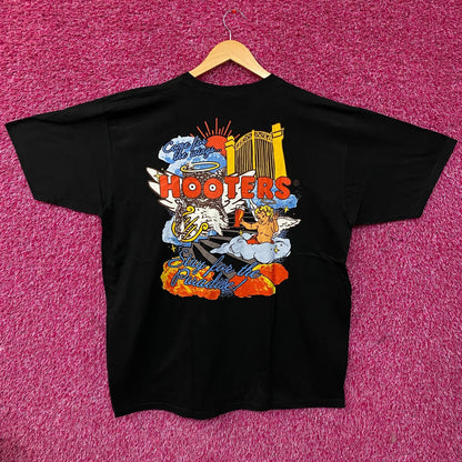 Hooters "Where Angels Get Their Wings!" Graphic T-Shirt XL