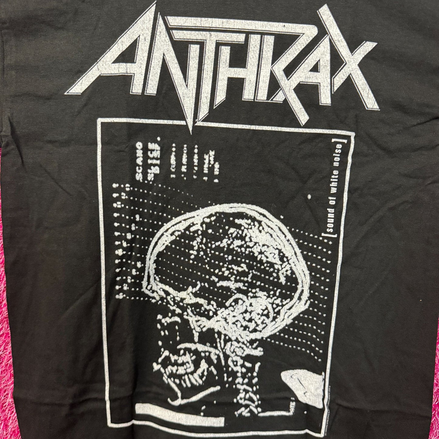 Anthrax Sound of White Noise Album Thrash Metal Band Tee M