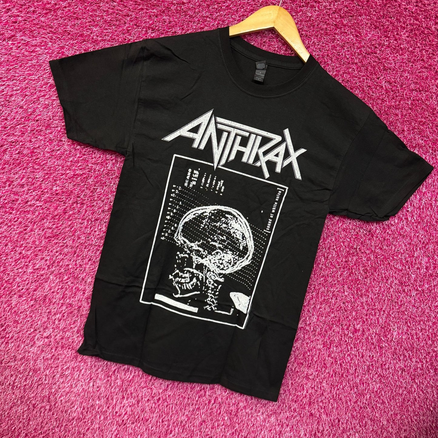 Anthrax Sound of White Noise Album Thrash Metal Band Tee M