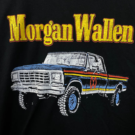 Morgan Wallen Dangerous The Double Album Silverado Vintage Style Pickup Truck T-Shirt XL