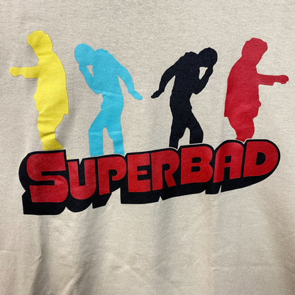 Superbad Mclovin Movie Shirt Movie Logo Vintage Style Beige T-Shirt Large