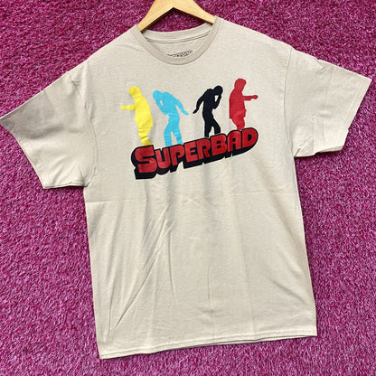 Superbad Mclovin Movie Shirt Movie Logo Vintage Style Beige T-Shirt Large