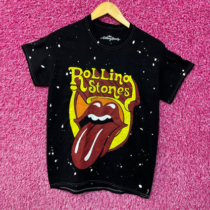 The Rolling Stones Hot Lips Rock Splatter Dye S