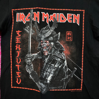Iron Maiden Senjutsu Cover Rock tshirt size Small