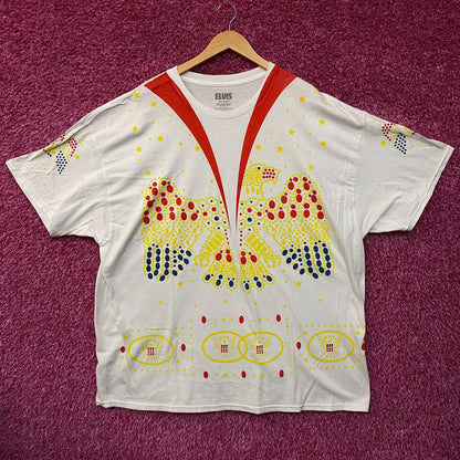 Elvis Presley Iconic Jumpsuit Costume Oversized Tee 2XL